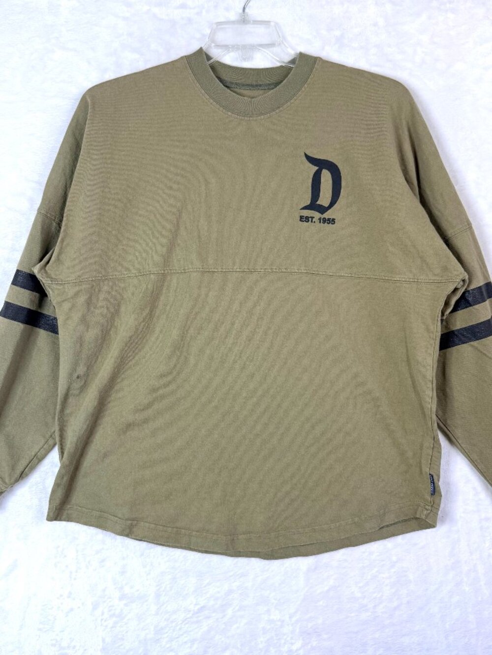 DISNEY PARKS Original Spirit Jersey Disneyland Resort LS T Shirt Mens M Green